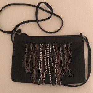 Leather crossbody purse